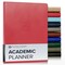 Gallery Leather Academic Planner 2026, Teacher and Student Weekly Monthly Planner, Elegantly Bound Calendar with Gold-Gilded Page Edges, 18 Months - 9 x 7 "